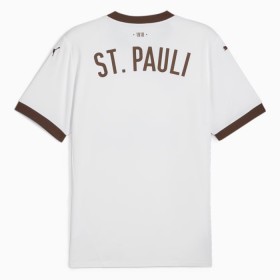 Jalkapallo Peliasut St Pauli Vieras Pelipaita 2024-25 Lyhythihainen